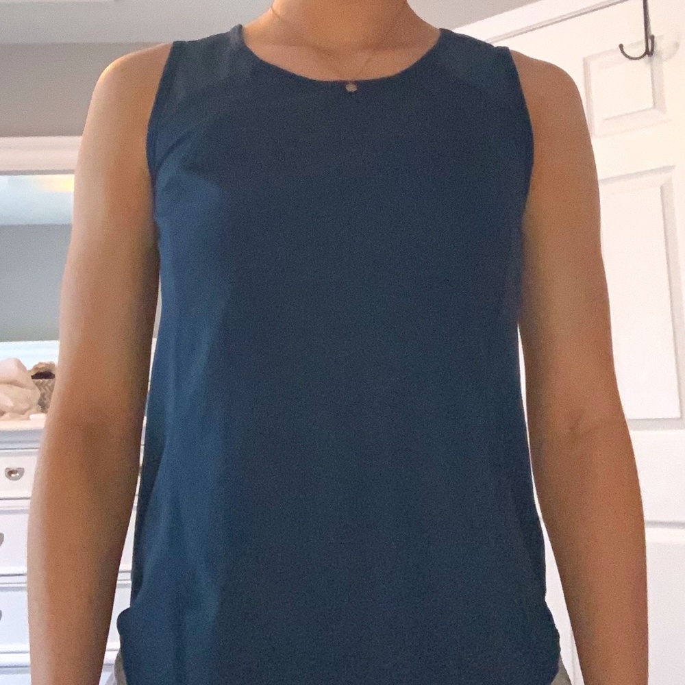 Dark Blue Workout Top